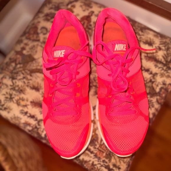 🔥 Nike Flex Women’s Training Running Shoes – Hot Pink / Orange – Size 8 - Picture 11 of 14